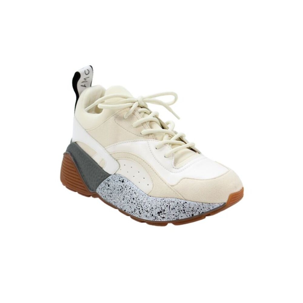 Stella McCartney Women's Pull-On Speckled Sole Multicolor Sneakers Size 36